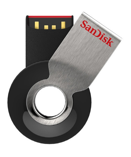 Sandisk Cruzer Orbit 4ГБ USB 2.0 Черный, Металлический USB флеш накопитель