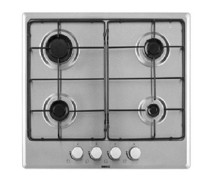 Beko HIMG 64223 SX-D built-in Gas Stainless steel hob