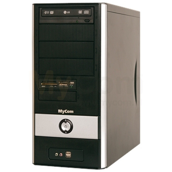 MyCom INTEL Ultimate Q8200 2.33GHz Midi Tower Schwarz, Silber PC
