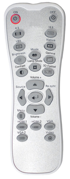 Optoma BR-3067B White remote control