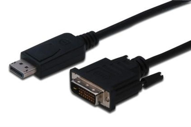 ASSMANN Electronic AK-340301-050-S 5m DisplayPort DVI-D Black video cable adapter