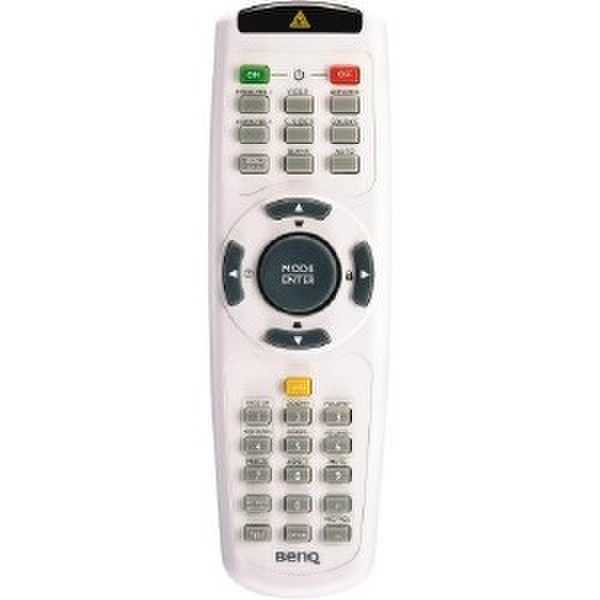 Benq 5J.J3T06.001 push buttons White remote control
