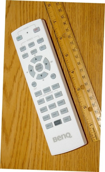 Benq SKU-W700REMOTE-001 IR Wireless Push buttons White remote control