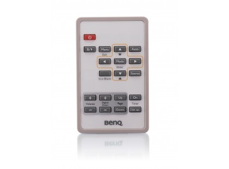 Benq SKU-MX701-001 IR Wireless Push buttons White remote control