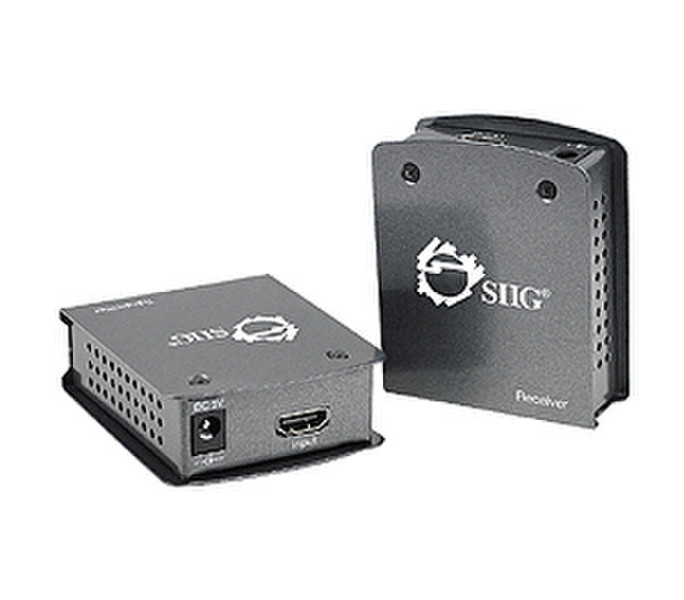 Siig CE-H21411-S1 AV transmitter & receiver Schwarz Audio-/Video-Leistungsverstärker