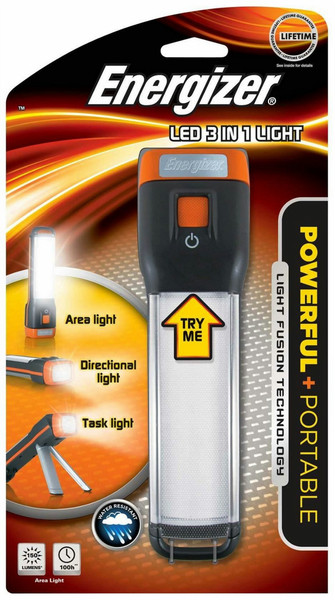 Energizer LED 3 in 1 Hand flashlight LED Black,Orange