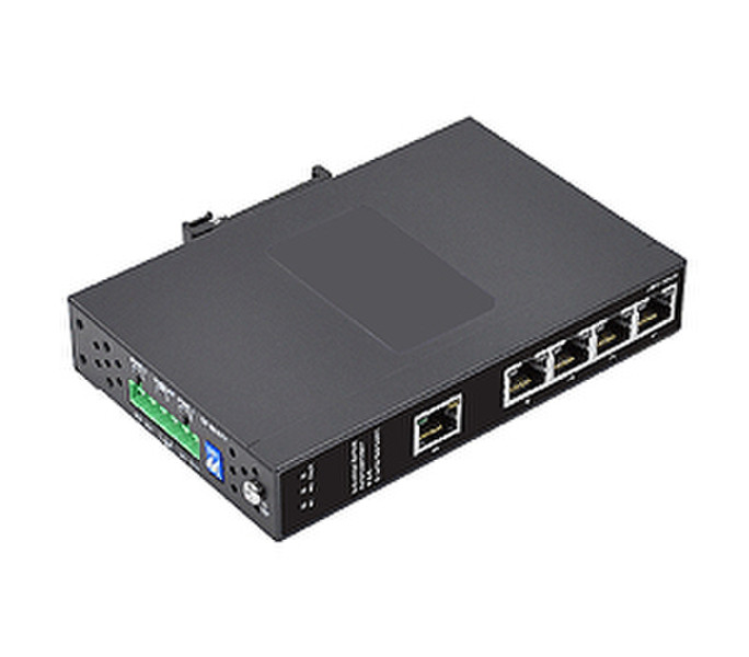 Siig ID-SW0111-S1 Unmanaged Power over Ethernet (PoE) Black network switch