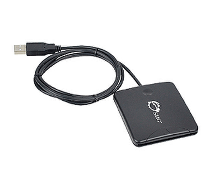 Siig JU-CR0012-S1 USB 2.0 Schwarz Smart-Card-Lesegerät