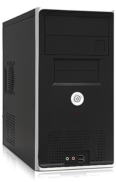 Foxconn TW082 Black/Silver Mini-Tower 300W Black,Silver computer case