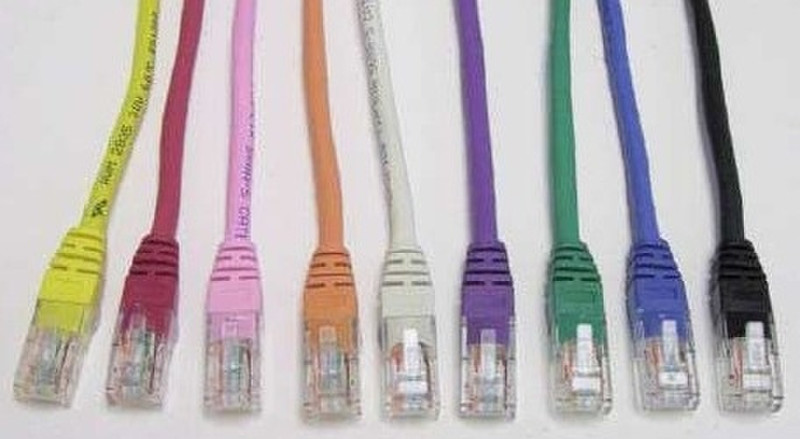 Cables Direct 5mtr CAT 5E Cable Violet 5m networking cable
