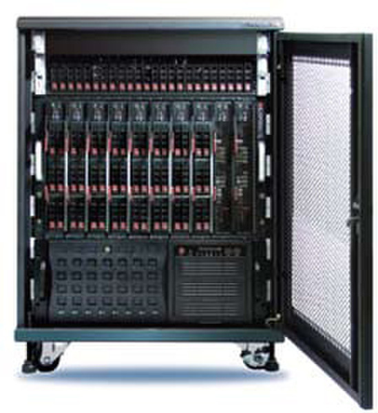 Supermicro OfficeBlade Rack Cabinet 14U Freestanding Black rack