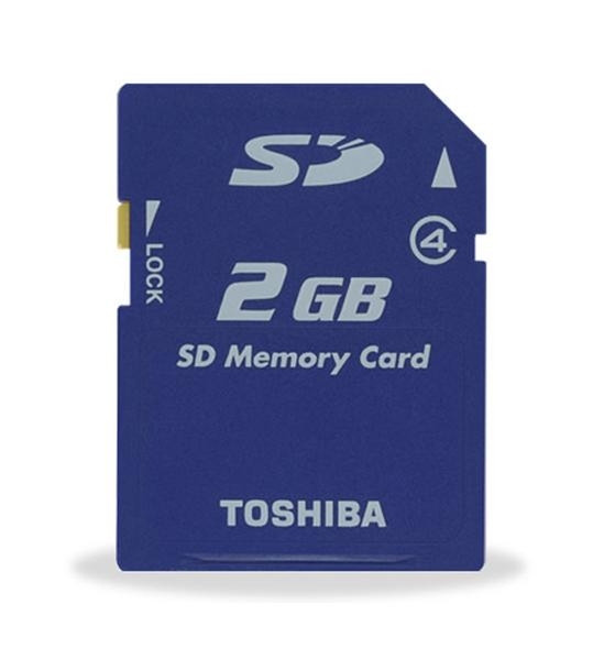 Toshiba SD Card 2Gb 2GB SD memory card