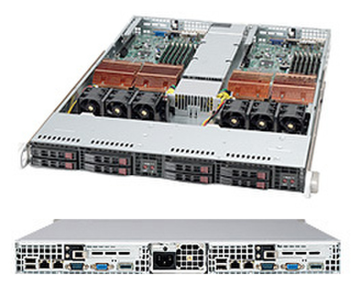 Supermicro Superserver 1025TC-10GB Twin 3.4ГГц Стойка (1U) сервер
