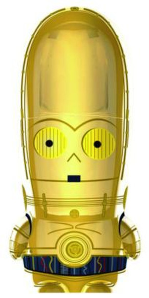 Mimoco 4GB Star Wars C-3PO 4ГБ USB 2.0 Type-A Желтый USB флеш накопитель
