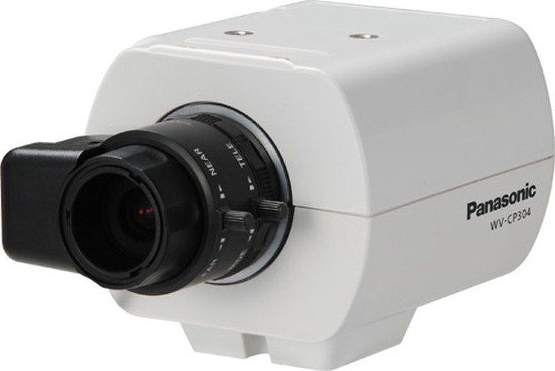 Panasonic WV-CP304 Для помещений Коробка Черный, Белый камера видеонаблюдения