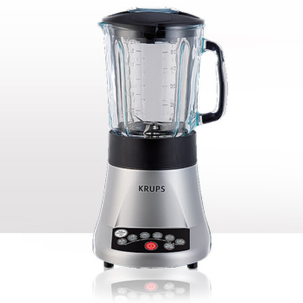 Krups KB710D11 Tabletop blender Black,Silver,Transparent 1.5L 600W blender