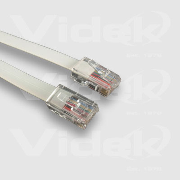 Videk 8 POLE RJ45 Male to Male Modular Cable 0.5m 0.5m Telefonkabel