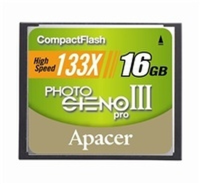Apacer 16 GB Photo Steno Pro III CF 133x 16GB Kompaktflash Speicherkarte