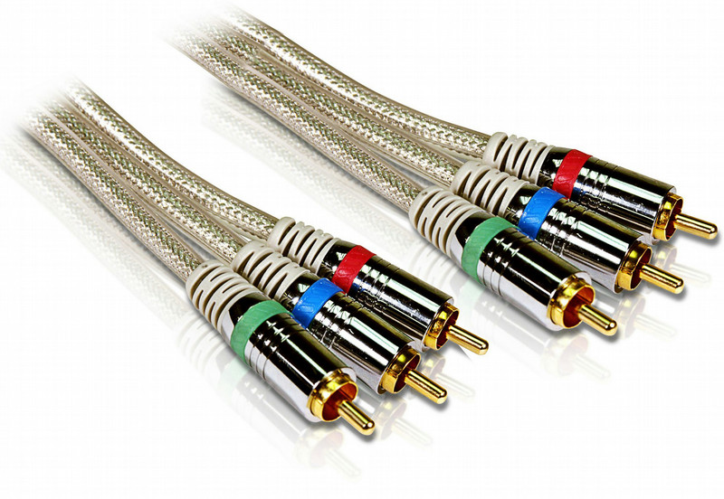 Philips компонентный видеокабель SWV3303W/10 компонентный (YPbPr) видео кабель