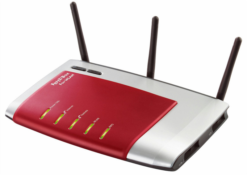 AVM FRITZ!Box Fon WLAN 7240 Красный wireless router