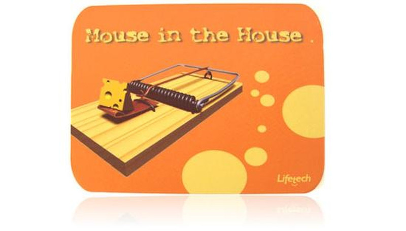 Lifetech In The House Orange mouse pad
