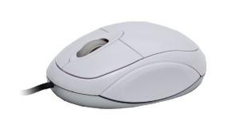 Lifetech Mouse Optical Yin USB Optisch 800DPI Weiß Maus
