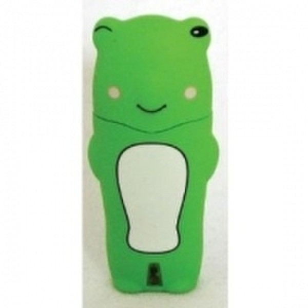 Tribeca 2GB Frog USB Drive 2ГБ USB 2.0 Зеленый USB флеш накопитель
