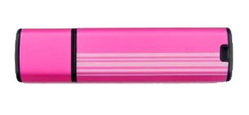 Tribeca 2GB Splash USB - Pink Stripes 2GB USB 2.0 Type-A Pink USB flash drive
