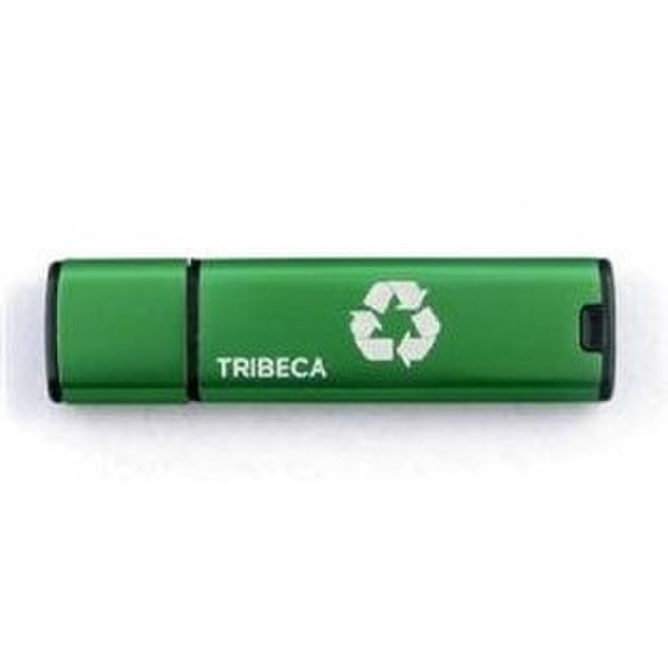 Tribeca 4GB Greendrive 4GB USB 2.0 Type-A Green USB flash drive