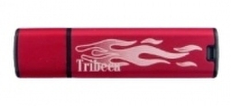 Tribeca 4GB Splash Drive - Red Flame 4GB USB 2.0 Type-A Red USB flash drive