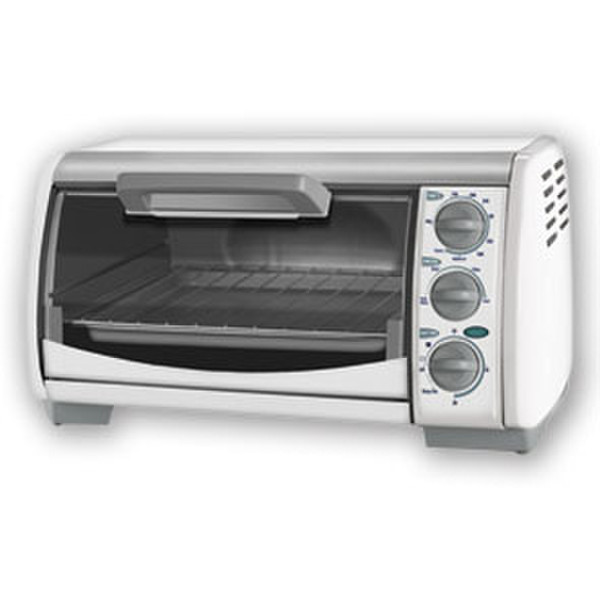 Applica TRO490W Toaster 4ломтик(а) 1200Вт Cеребряный, Белый тостер