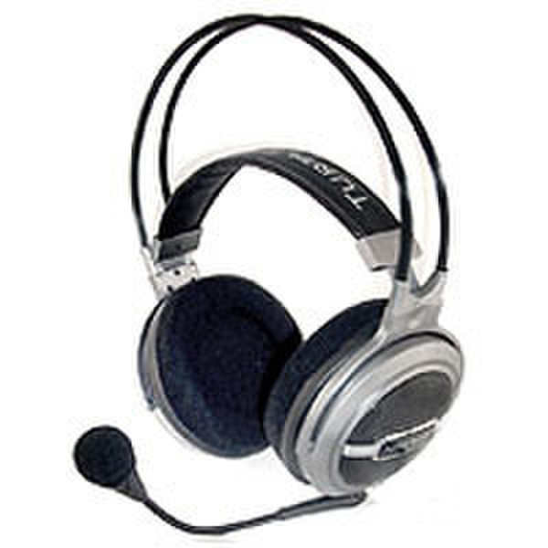 Turtle Beach Ear Force 5.1 Channel Surround Sound Headphones Ohraufliegend Schwarz, Silber