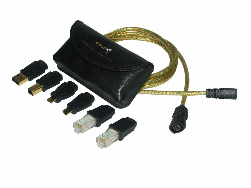 Offspring Technologies GXQUN-08 5 in 1 Network Kit Черный кабельный разъем/переходник