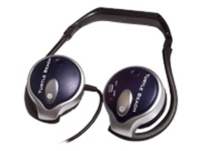 Turtle Beach ANR-10 Headphones Ohraufliegend Schwarz, Silber