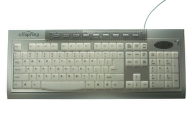 Offspring Technologies USB Glow Luminescent Keyboard USB keyboard