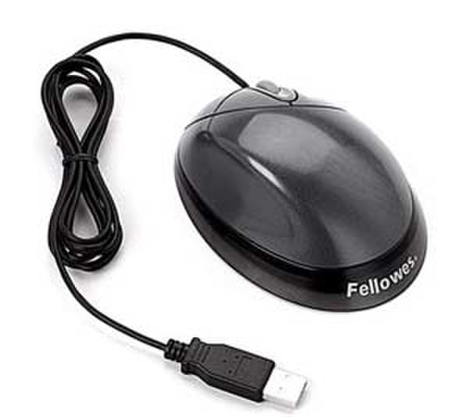 Fellowes Ergo Tech Mouse USB+PS/2 Оптический Серый компьютерная мышь