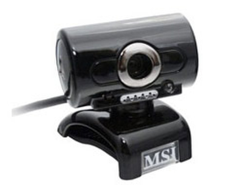 MSI Starcam Clip II 1.3МП 1280 x 1024пикселей USB Черный вебкамера