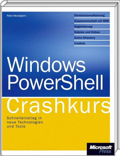 Microsoft Windows PowerShell - Crashkurs Deutsch Software-Handbuch