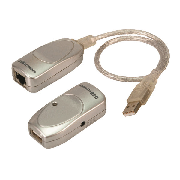 M-Cab 7000418 RJ-45 USB Grau Kabelschnittstellen-/adapter
