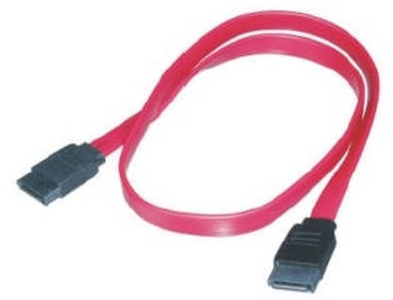 M-Cab SATA 0.75m 0.75m SATA SATA Schwarz, Rot SATA-Kabel