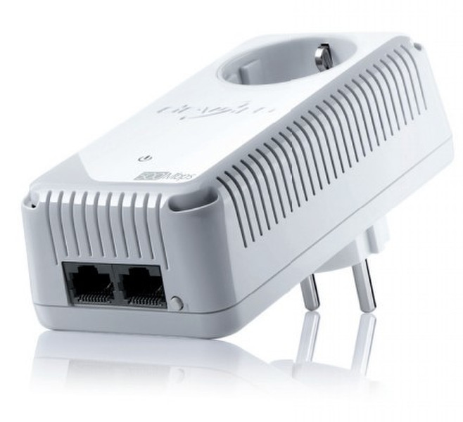 Devolo dLAN 500 duo+ ES 500Mbit/s Eingebauter Ethernet-Anschluss Weiß 1Stück(e) PowerLine Netzwerkadapter