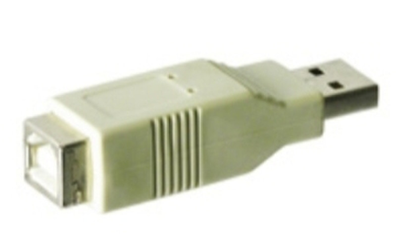 M-Cab USB Adapter A male B female Grau Kabelschnittstellen-/adapter