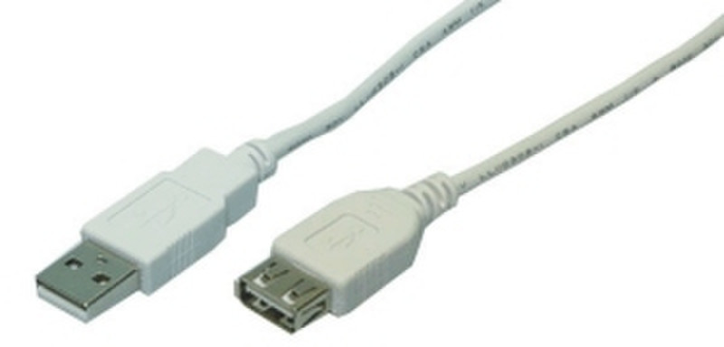 M-Cab USB 2.0 Extension cable 1.8m USB A USB A Grau USB Kabel