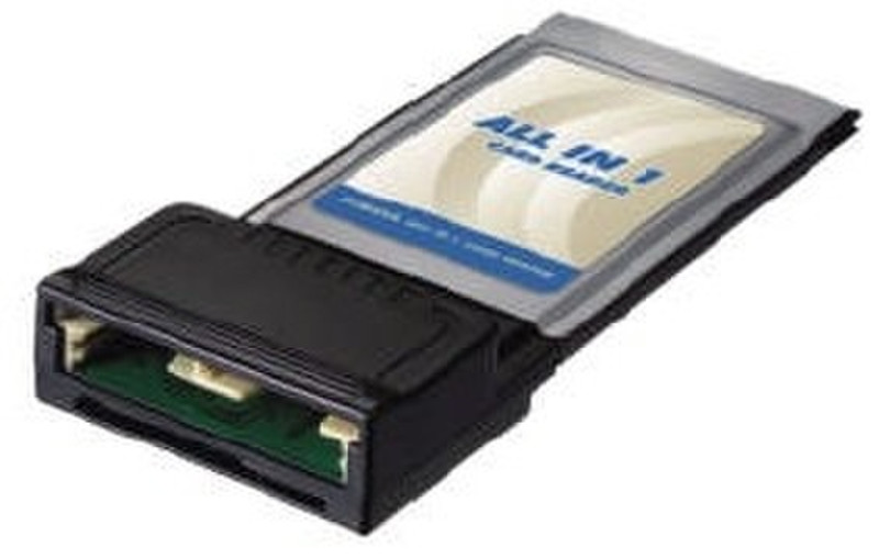 M-Cab PCMCIA CardReader 55 in 1 PCMCIA Black card reader