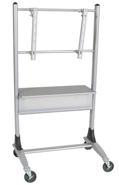 MooreCo 27544 Flat panel Multimedia cart Platinum multimedia cart/stand