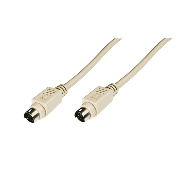 M-Cab 7000174 2m 6-p Mini-DIN 6-p Mini-DIN Beige PS/2-Kabel