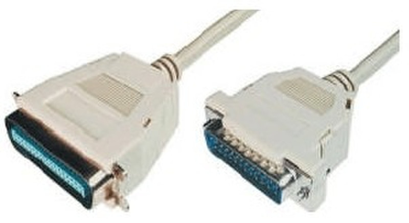 M-Cab Druckerkabel parallel 10m 10m White parallel cable