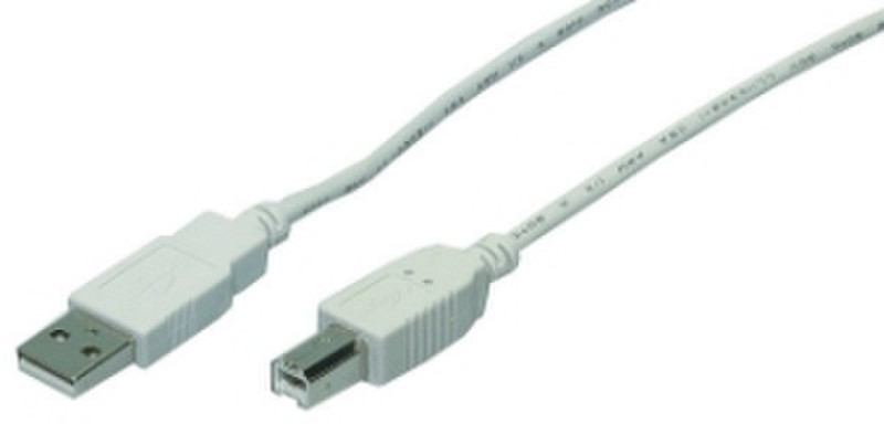 M-Cab USB Cabel 3m USB A USB B Grey USB cable