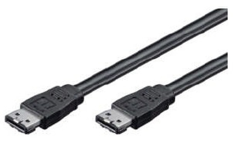 M-Cab eSATA/eSATA 0.5m 0.5m eSATA eSATA Black SATA cable