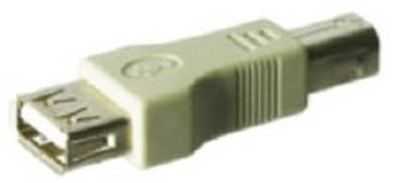 M-Cab USB Adapter A female B male Weiß Kabelschnittstellen-/adapter